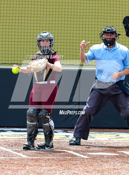 Thumbnail 1 in Crawfordsville vs. Brebeuf Jesuit Preparatory IHSAA Class 3A Softball S25 Sectional First Round photogallery.