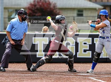 Thumbnail 1 in Crawfordsville vs. Brebeuf Jesuit Preparatory IHSAA Class 3A Softball S25 Sectional First Round photogallery.