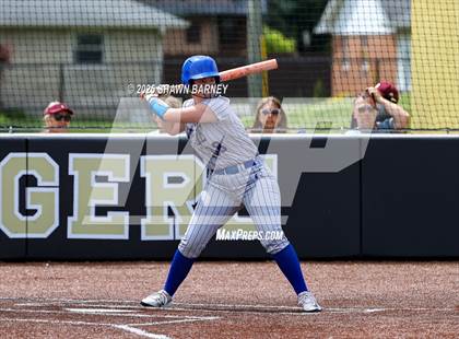 Thumbnail 1 in Crawfordsville vs. Brebeuf Jesuit Preparatory IHSAA Class 3A Softball S25 Sectional First Round photogallery.