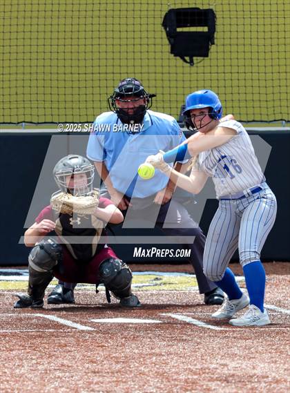 Thumbnail 2 in Crawfordsville vs. Brebeuf Jesuit Preparatory IHSAA Class 3A Softball S25 Sectional First Round photogallery.