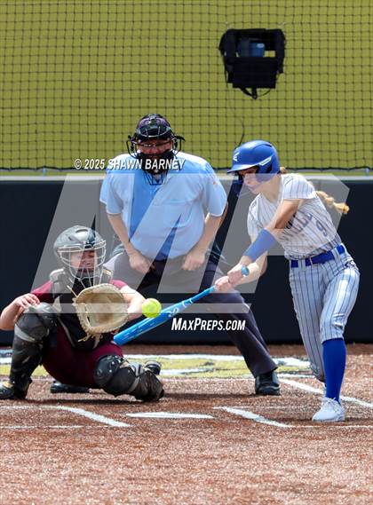 Thumbnail 1 in Crawfordsville vs. Brebeuf Jesuit Preparatory IHSAA Class 3A Softball S25 Sectional First Round photogallery.