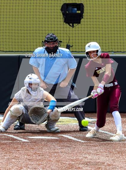 Thumbnail 1 in Crawfordsville vs. Brebeuf Jesuit Preparatory IHSAA Class 3A Softball S25 Sectional First Round photogallery.