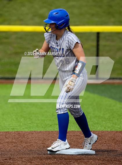 Thumbnail 3 in Crawfordsville vs. Brebeuf Jesuit Preparatory IHSAA Class 3A Softball S25 Sectional First Round photogallery.