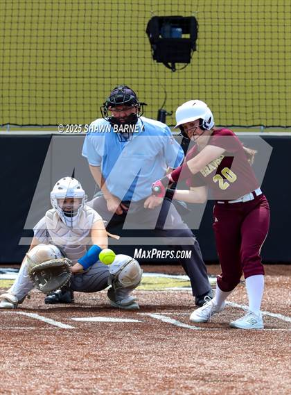 Thumbnail 1 in Crawfordsville vs. Brebeuf Jesuit Preparatory IHSAA Class 3A Softball S25 Sectional First Round photogallery.