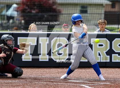 Thumbnail 2 in Crawfordsville vs. Brebeuf Jesuit Preparatory IHSAA Class 3A Softball S25 Sectional First Round photogallery.