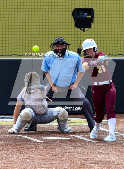 Thumbnail 1 in Crawfordsville vs. Brebeuf Jesuit Preparatory IHSAA Class 3A Softball S25 Sectional First Round photogallery.
