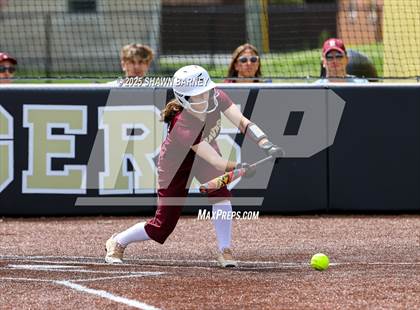 Thumbnail 1 in Crawfordsville vs. Brebeuf Jesuit Preparatory IHSAA Class 3A Softball S25 Sectional First Round photogallery.