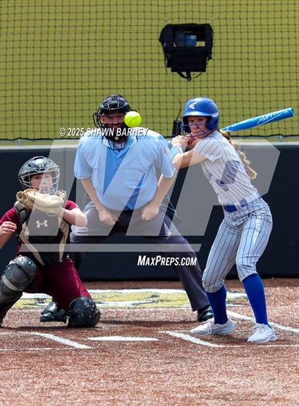 Thumbnail 3 in Crawfordsville vs. Brebeuf Jesuit Preparatory IHSAA Class 3A Softball S25 Sectional First Round photogallery.