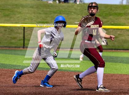 Thumbnail 2 in Crawfordsville vs. Brebeuf Jesuit Preparatory IHSAA Class 3A Softball S25 Sectional First Round photogallery.