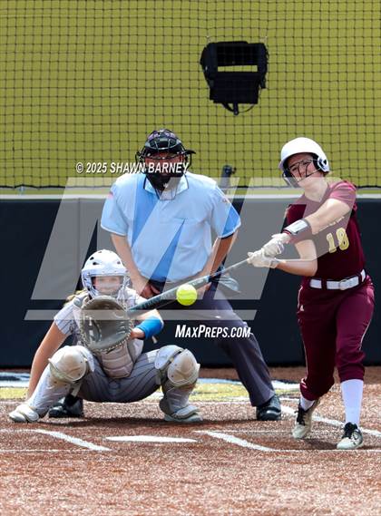 Thumbnail 2 in Crawfordsville vs. Brebeuf Jesuit Preparatory IHSAA Class 3A Softball S25 Sectional First Round photogallery.