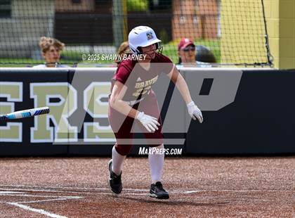 Thumbnail 1 in Crawfordsville vs. Brebeuf Jesuit Preparatory IHSAA Class 3A Softball S25 Sectional First Round photogallery.