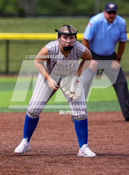 Thumbnail 2 in Crawfordsville vs. Brebeuf Jesuit Preparatory IHSAA Class 3A Softball S25 Sectional First Round photogallery.
