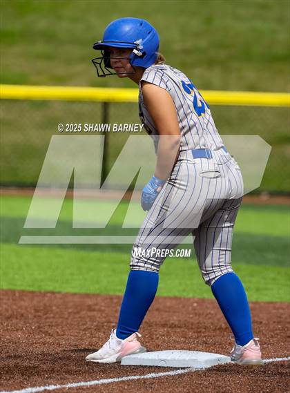 Thumbnail 3 in Crawfordsville vs. Brebeuf Jesuit Preparatory IHSAA Class 3A Softball S25 Sectional First Round photogallery.