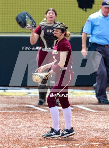 Thumbnail 3 in Crawfordsville vs. Brebeuf Jesuit Preparatory IHSAA Class 3A Softball S25 Sectional First Round photogallery.