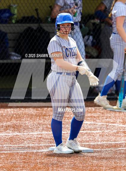 Thumbnail 3 in Crawfordsville vs. Brebeuf Jesuit Preparatory IHSAA Class 3A Softball S25 Sectional First Round photogallery.
