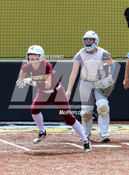 Thumbnail 2 in Crawfordsville vs. Brebeuf Jesuit Preparatory IHSAA Class 3A Softball S25 Sectional First Round photogallery.
