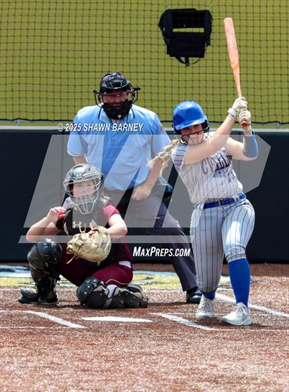 Thumbnail 1 in Crawfordsville vs. Brebeuf Jesuit Preparatory IHSAA Class 3A Softball S25 Sectional First Round photogallery.