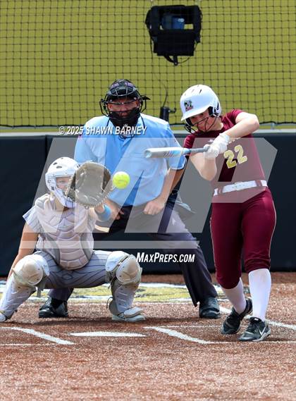 Thumbnail 3 in Crawfordsville vs. Brebeuf Jesuit Preparatory IHSAA Class 3A Softball S25 Sectional First Round photogallery.