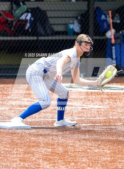 Thumbnail 3 in Crawfordsville vs. Brebeuf Jesuit Preparatory IHSAA Class 3A Softball S25 Sectional First Round photogallery.