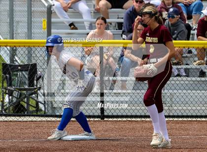 Thumbnail 3 in Crawfordsville vs. Brebeuf Jesuit Preparatory IHSAA Class 3A Softball S25 Sectional First Round photogallery.