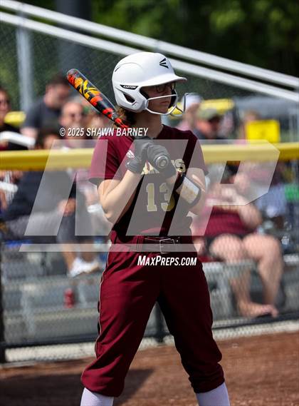 Thumbnail 1 in Crawfordsville vs. Brebeuf Jesuit Preparatory IHSAA Class 3A Softball S25 Sectional First Round photogallery.