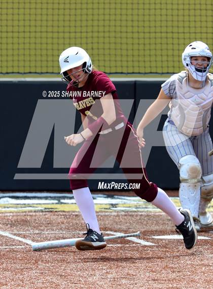Thumbnail 2 in Crawfordsville vs. Brebeuf Jesuit Preparatory IHSAA Class 3A Softball S25 Sectional First Round photogallery.