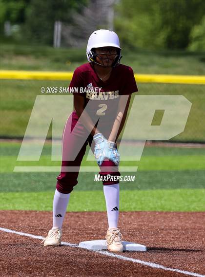 Thumbnail 3 in Crawfordsville vs. Brebeuf Jesuit Preparatory IHSAA Class 3A Softball S25 Sectional First Round photogallery.