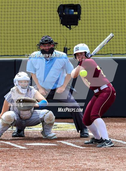 Thumbnail 2 in Crawfordsville vs. Brebeuf Jesuit Preparatory IHSAA Class 3A Softball S25 Sectional First Round photogallery.