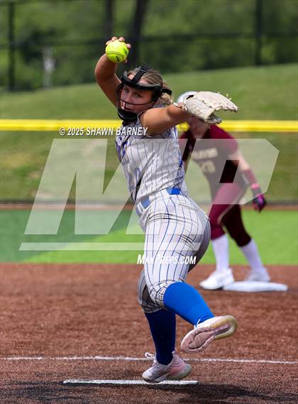 Thumbnail 1 in Crawfordsville vs. Brebeuf Jesuit Preparatory IHSAA Class 3A Softball S25 Sectional First Round photogallery.