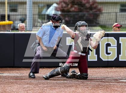 Thumbnail 2 in Crawfordsville vs. Brebeuf Jesuit Preparatory IHSAA Class 3A Softball S25 Sectional First Round photogallery.