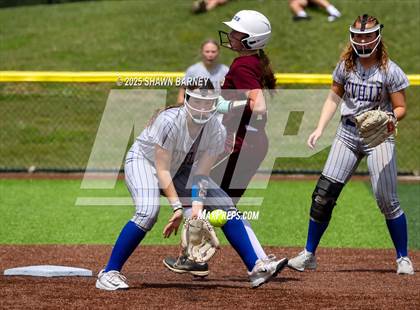 Thumbnail 1 in Crawfordsville vs. Brebeuf Jesuit Preparatory IHSAA Class 3A Softball S25 Sectional First Round photogallery.