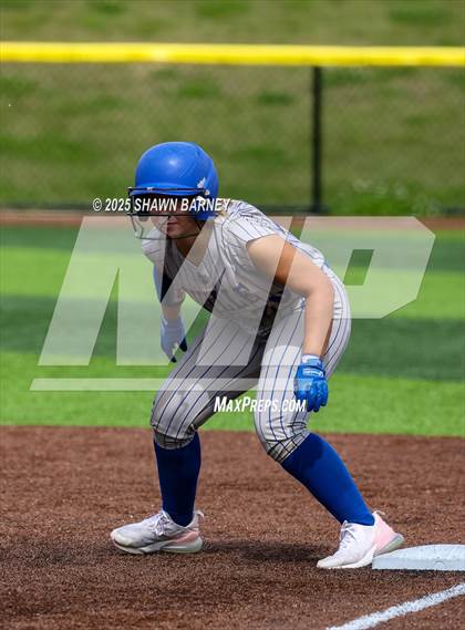 Thumbnail 3 in Crawfordsville vs. Brebeuf Jesuit Preparatory IHSAA Class 3A Softball S25 Sectional First Round photogallery.