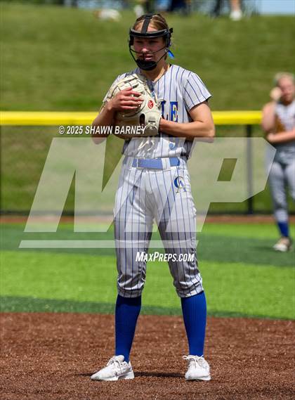 Thumbnail 2 in Crawfordsville vs. Brebeuf Jesuit Preparatory IHSAA Class 3A Softball S25 Sectional First Round photogallery.