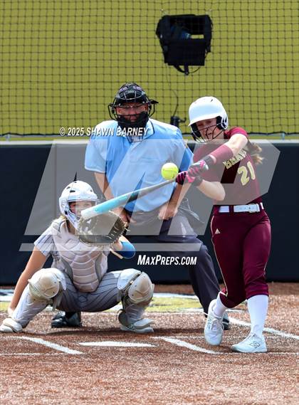 Thumbnail 1 in Crawfordsville vs. Brebeuf Jesuit Preparatory IHSAA Class 3A Softball S25 Sectional First Round photogallery.