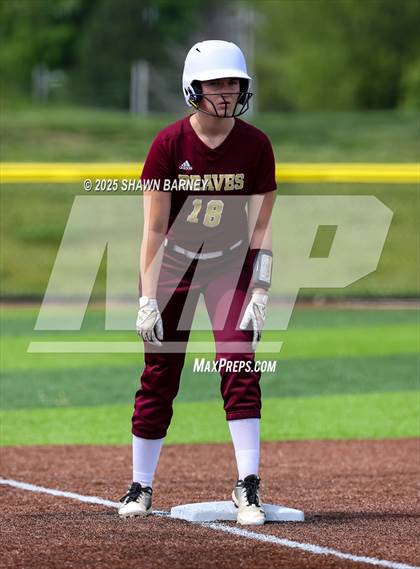 Thumbnail 1 in Crawfordsville vs. Brebeuf Jesuit Preparatory IHSAA Class 3A Softball S25 Sectional First Round photogallery.