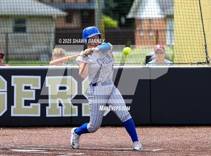 Thumbnail 3 in Crawfordsville vs. Brebeuf Jesuit Preparatory IHSAA Class 3A Softball S25 Sectional First Round photogallery.