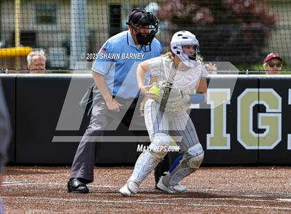 Thumbnail 2 in Crawfordsville vs. Brebeuf Jesuit Preparatory IHSAA Class 3A Softball S25 Sectional First Round photogallery.