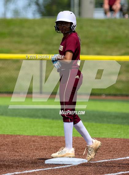 Thumbnail 3 in Crawfordsville vs. Brebeuf Jesuit Preparatory IHSAA Class 3A Softball S25 Sectional First Round photogallery.