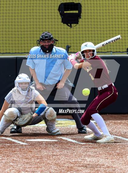 Thumbnail 3 in Crawfordsville vs. Brebeuf Jesuit Preparatory IHSAA Class 3A Softball S25 Sectional First Round photogallery.