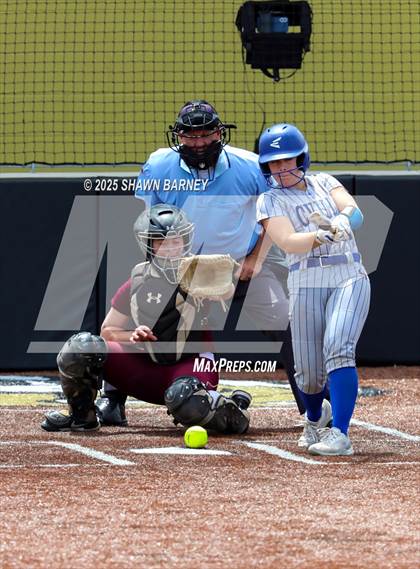 Thumbnail 1 in Crawfordsville vs. Brebeuf Jesuit Preparatory IHSAA Class 3A Softball S25 Sectional First Round photogallery.