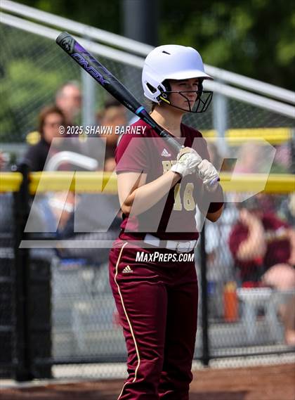 Thumbnail 1 in Crawfordsville vs. Brebeuf Jesuit Preparatory IHSAA Class 3A Softball S25 Sectional First Round photogallery.