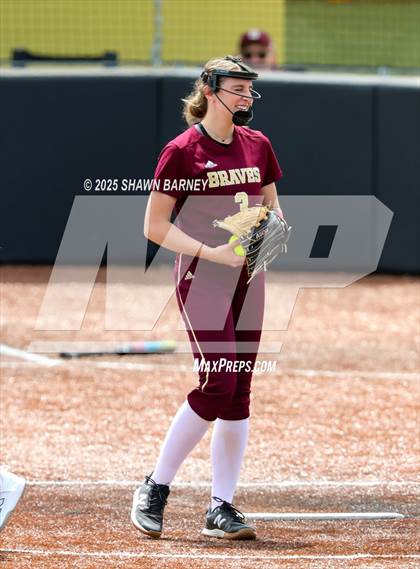 Thumbnail 1 in Crawfordsville vs. Brebeuf Jesuit Preparatory IHSAA Class 3A Softball S25 Sectional First Round photogallery.