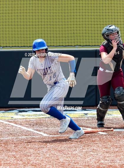 Thumbnail 2 in Crawfordsville vs. Brebeuf Jesuit Preparatory IHSAA Class 3A Softball S25 Sectional First Round photogallery.
