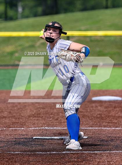 Thumbnail 3 in Crawfordsville vs. Brebeuf Jesuit Preparatory IHSAA Class 3A Softball S25 Sectional First Round photogallery.