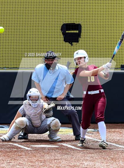 Thumbnail 1 in Crawfordsville vs. Brebeuf Jesuit Preparatory IHSAA Class 3A Softball S25 Sectional First Round photogallery.