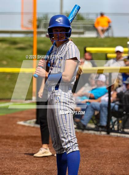 Thumbnail 3 in Crawfordsville vs. Brebeuf Jesuit Preparatory IHSAA Class 3A Softball S25 Sectional First Round photogallery.