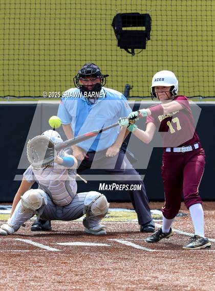 Thumbnail 3 in Crawfordsville vs. Brebeuf Jesuit Preparatory IHSAA Class 3A Softball S25 Sectional First Round photogallery.