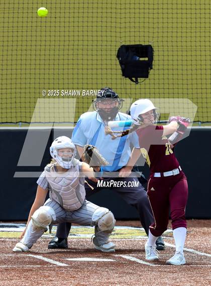 Thumbnail 2 in Crawfordsville vs. Brebeuf Jesuit Preparatory IHSAA Class 3A Softball S25 Sectional First Round photogallery.