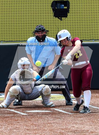 Thumbnail 1 in Crawfordsville vs. Brebeuf Jesuit Preparatory IHSAA Class 3A Softball S25 Sectional First Round photogallery.