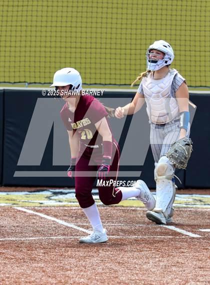 Thumbnail 3 in Crawfordsville vs. Brebeuf Jesuit Preparatory IHSAA Class 3A Softball S25 Sectional First Round photogallery.